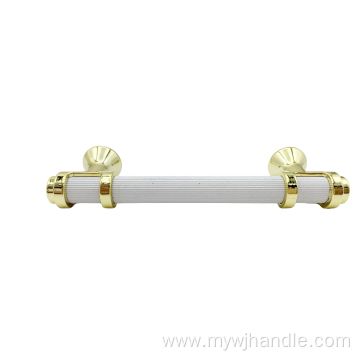 European high-end light luxury door handle white